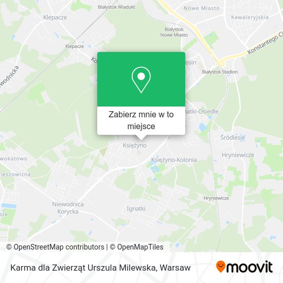 Mapa Karma dla Zwierząt Urszula Milewska