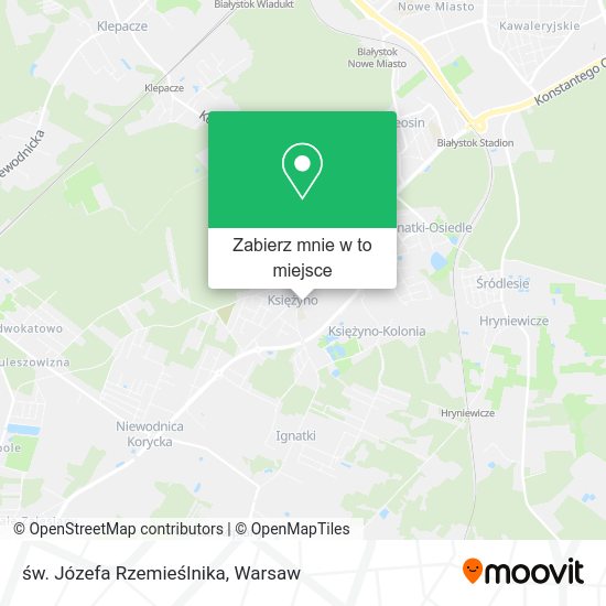 Mapa św. Józefa Rzemieślnika