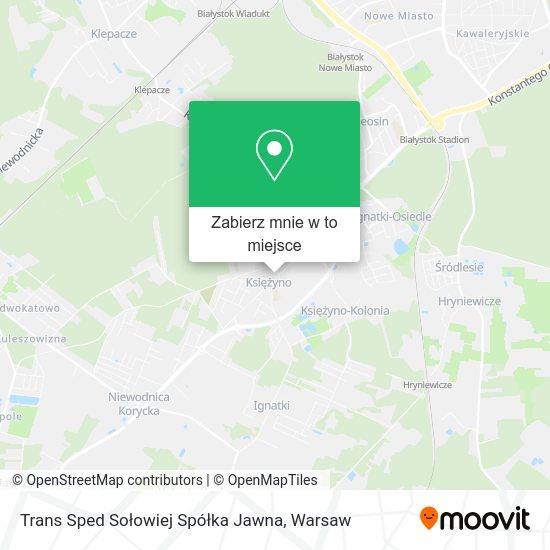 Mapa Trans Sped Sołowiej Spółka Jawna