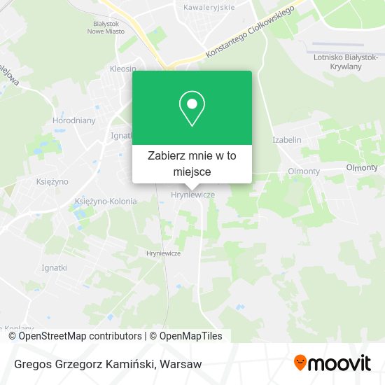 Mapa Gregos Grzegorz Kamiński