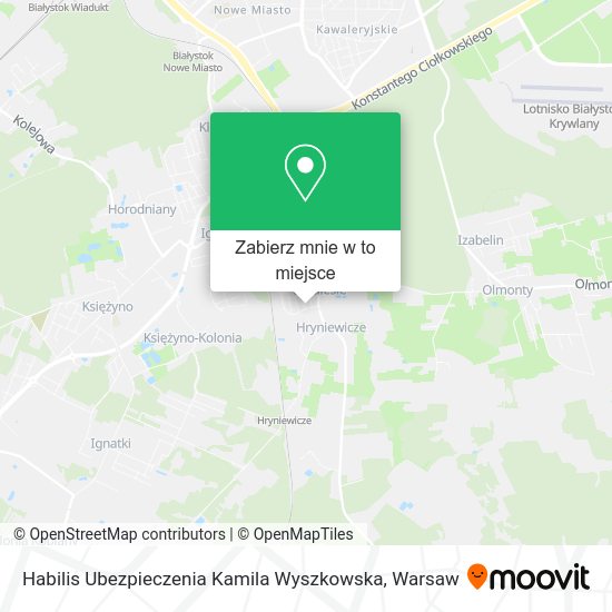 Mapa Habilis Ubezpieczenia Kamila Wyszkowska