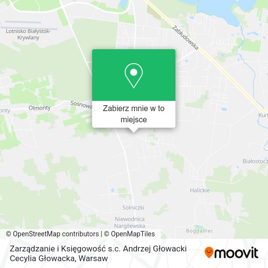 Mapa Zarządzanie i Księgowość s.c. Andrzej Głowacki Cecylia Głowacka