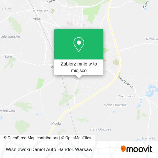 Mapa Wiśniewski Daniel Auto Handel