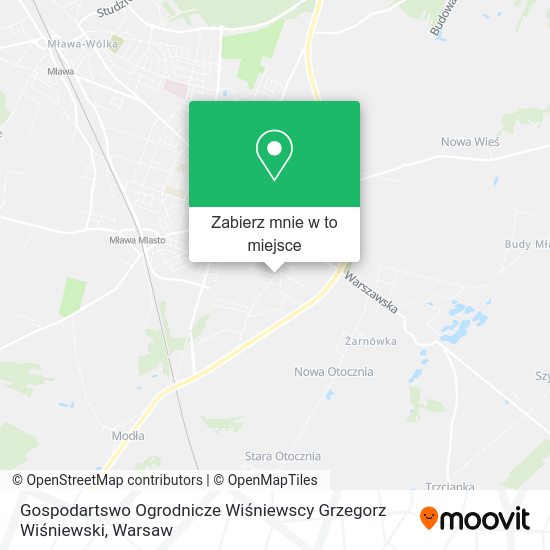 Mapa Gospodartswo Ogrodnicze Wiśniewscy Grzegorz Wiśniewski