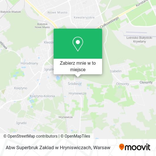 Mapa Abw Superbruk Zaklad w Hryniswiczach