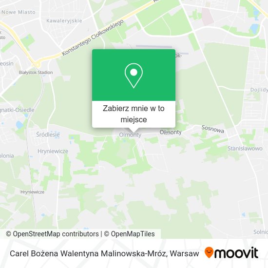 Mapa Carel Bożena Walentyna Malinowska-Mróz