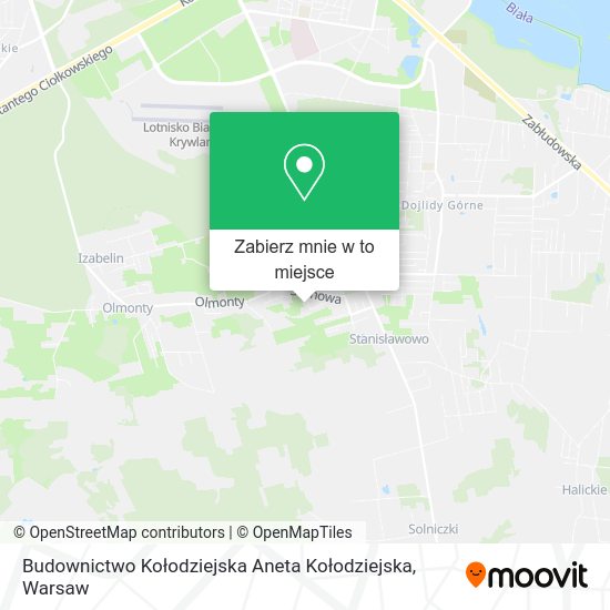 Mapa Budownictwo Kołodziejska Aneta Kołodziejska