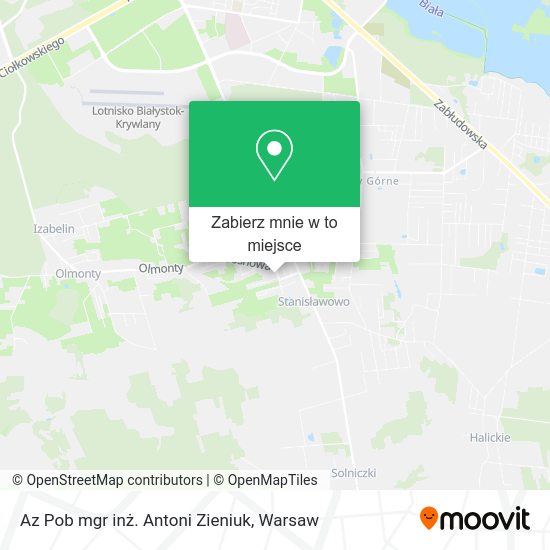 Mapa Az Pob mgr inż. Antoni Zieniuk