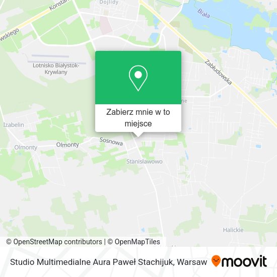 Mapa Studio Multimedialne Aura Paweł Stachijuk