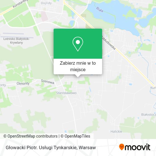 Mapa Głowacki Piotr. Usługi Tynkarskie