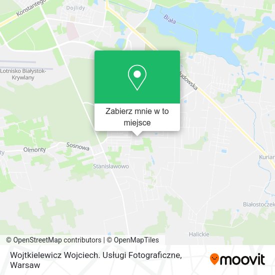 Mapa Wojtkielewicz Wojciech. Usługi Fotograficzne