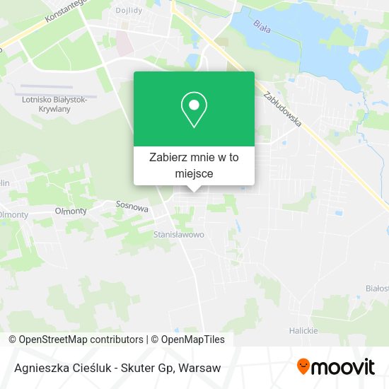 Mapa Agnieszka Cieśluk - Skuter Gp