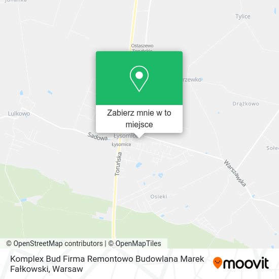 Mapa Komplex Bud Firma Remontowo Budowlana Marek Fałkowski