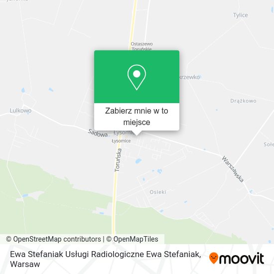 Mapa Ewa Stefaniak Usługi Radiologiczne Ewa Stefaniak