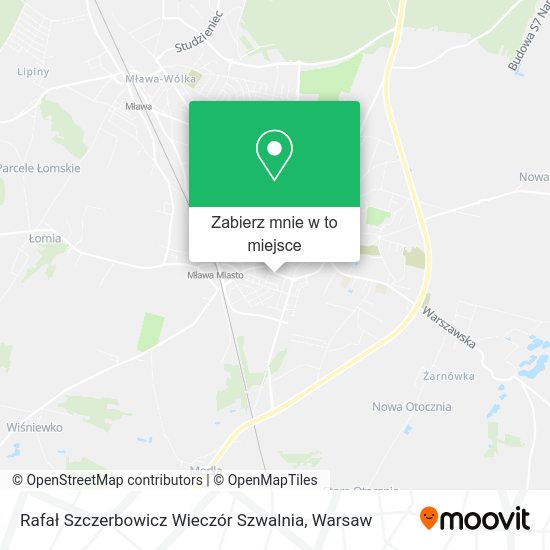 Mapa Rafał Szczerbowicz Wieczór Szwalnia