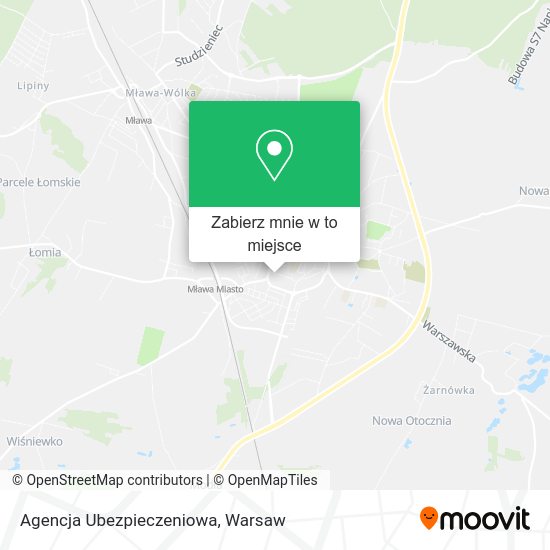 Mapa Agencja Ubezpieczeniowa