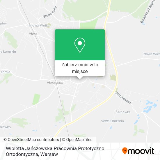 Mapa Wioletta Jańczewska Pracownia Protetyczno Ortodontyczna