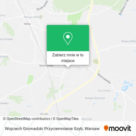 Mapa Wojciech Gromadzki Przyciemnianie Szyb