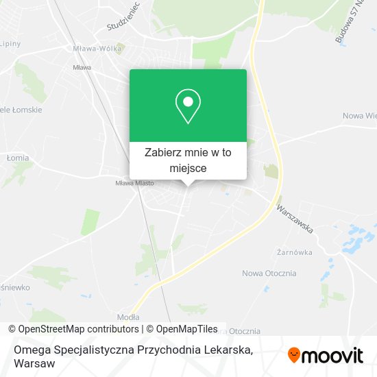 Mapa Omega Specjalistyczna Przychodnia Lekarska