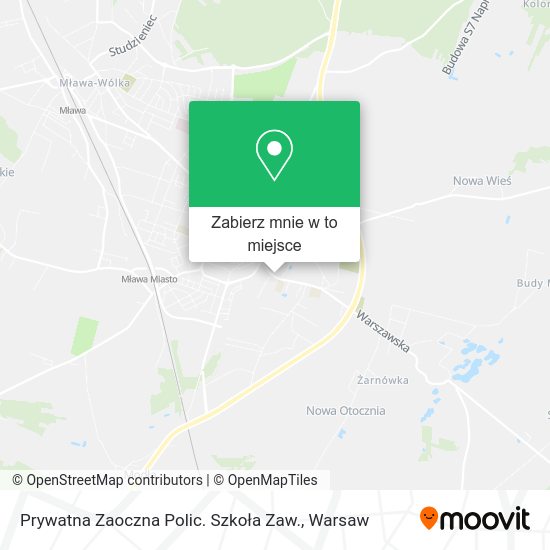 Mapa Prywatna Zaoczna Polic. Szkoła Zaw.