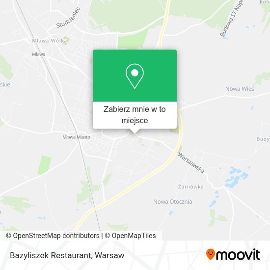 Mapa Bazyliszek Restaurant