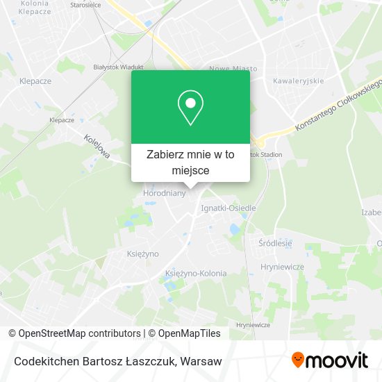 Mapa Codekitchen Bartosz Łaszczuk