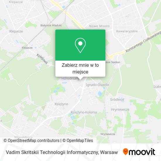 Mapa Vadim Skritskii Technologii Informatyczny