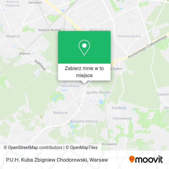 Mapa P.U.H. Kuba Zbigniew Chodorowski