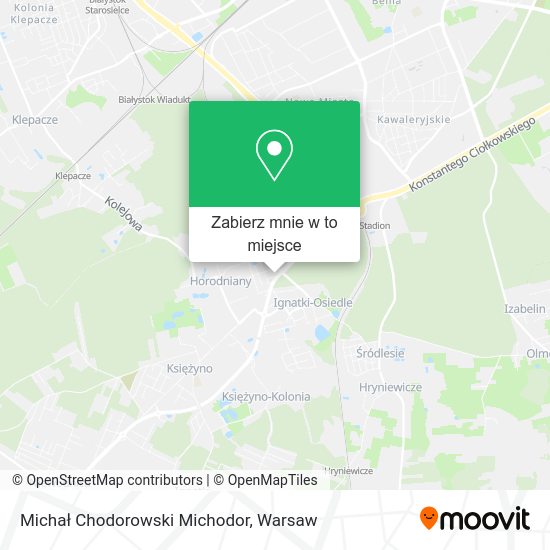 Mapa Michał Chodorowski Michodor