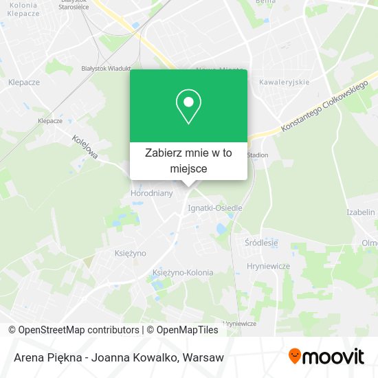 Mapa Arena Piękna - Joanna Kowalko