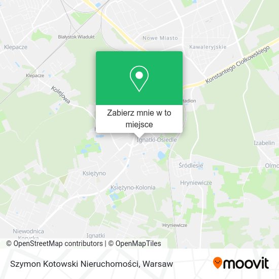 Mapa Szymon Kotowski Nieruchomości