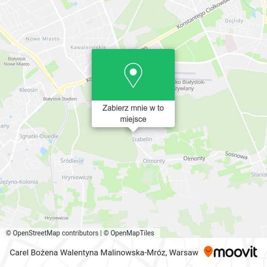 Mapa Carel Bożena Walentyna Malinowska-Mróz