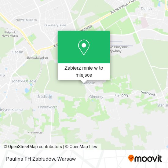 Mapa Paulina FH Zabłudów