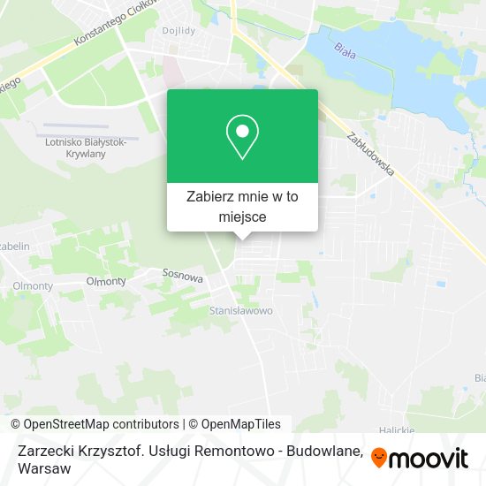 Mapa Zarzecki Krzysztof. Usługi Remontowo - Budowlane