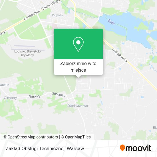 Mapa Zaklad Obslugi Technicznej