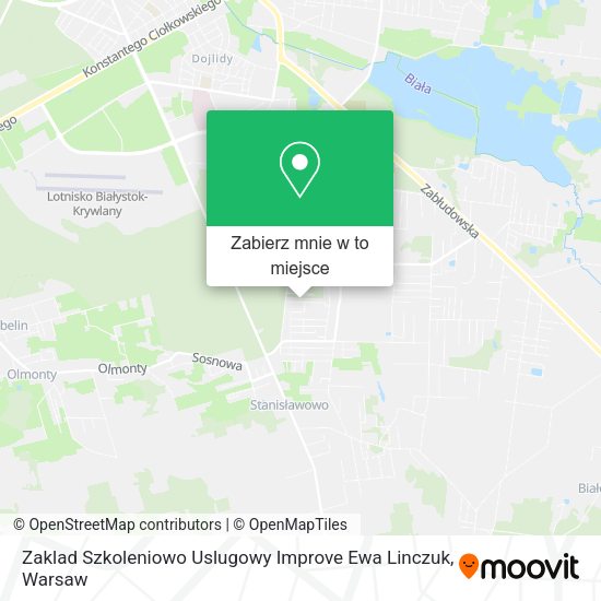 Mapa Zaklad Szkoleniowo Uslugowy Improve Ewa Linczuk