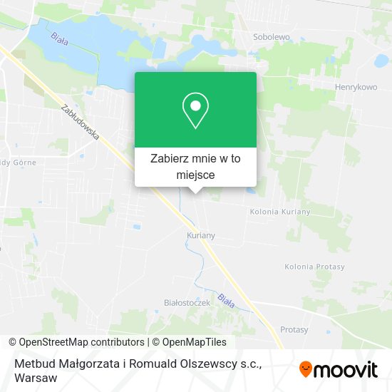 Mapa Metbud Małgorzata i Romuald Olszewscy s.c.