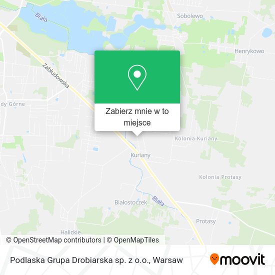 Mapa Podlaska Grupa Drobiarska sp. z o.o.