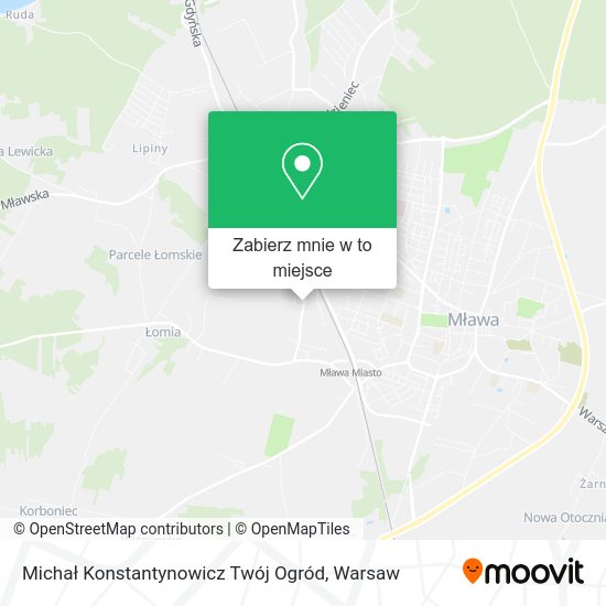 Mapa Michał Konstantynowicz Twój Ogród