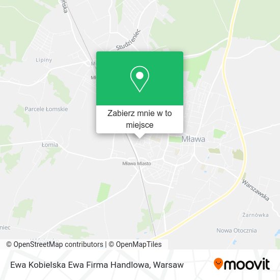 Mapa Ewa Kobielska Ewa Firma Handlowa