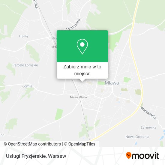 Mapa Usługi Fryzjerskie