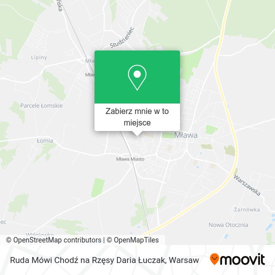 Mapa Ruda Mówi Chodź na Rzęsy Daria Łuczak