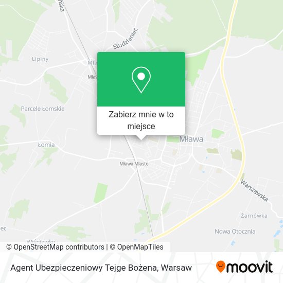 Mapa Agent Ubezpieczeniowy Tejge Bożena