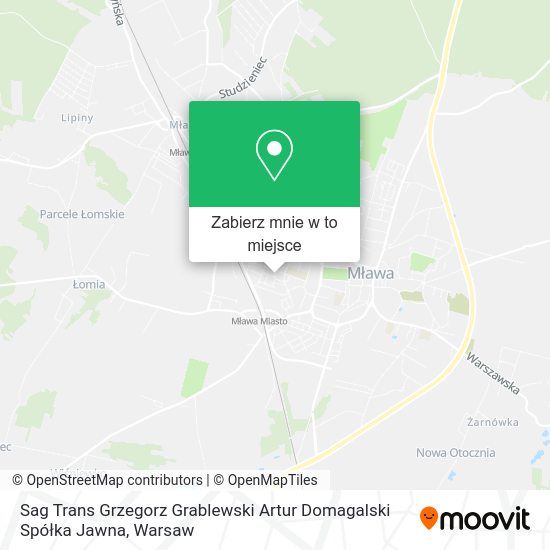 Mapa Sag Trans Grzegorz Grablewski Artur Domagalski Spółka Jawna