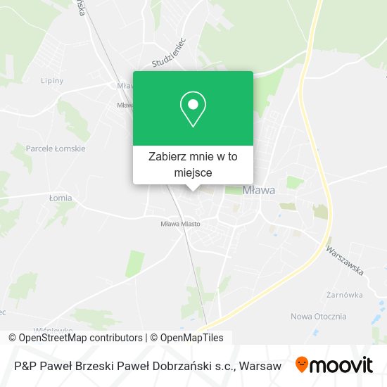 Mapa P&P Paweł Brzeski Paweł Dobrzański s.c.