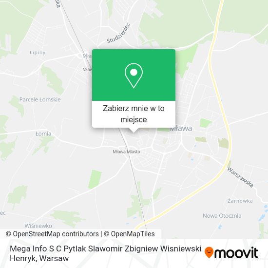 Mapa Mega Info S C Pytlak Slawomir Zbigniew Wisniewski Henryk