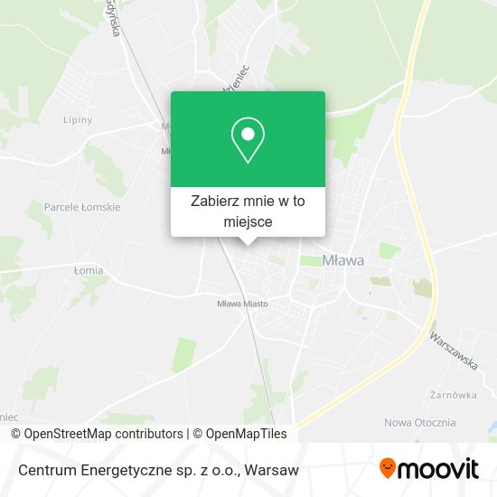 Mapa Centrum Energetyczne sp. z o.o.