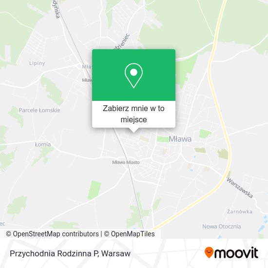 Mapa Przychodnia Rodzinna P