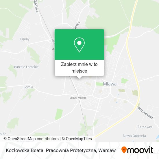 Mapa Kozłowska Beata. Pracownia Protetyczna