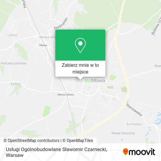 Mapa Usługi Ogólnobudowlane Sławomir Czarnecki